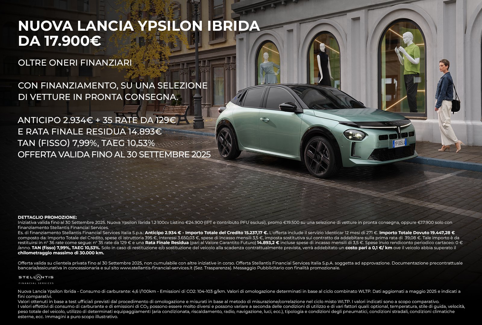 Nuova Lancia Ypsilon  Ibrida