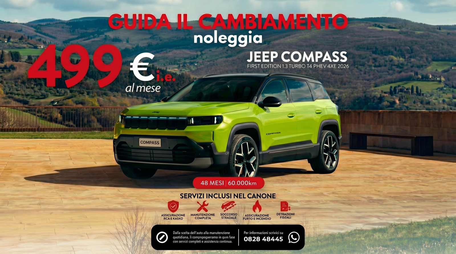 NOLEGGIO JEEP COMPASS 499