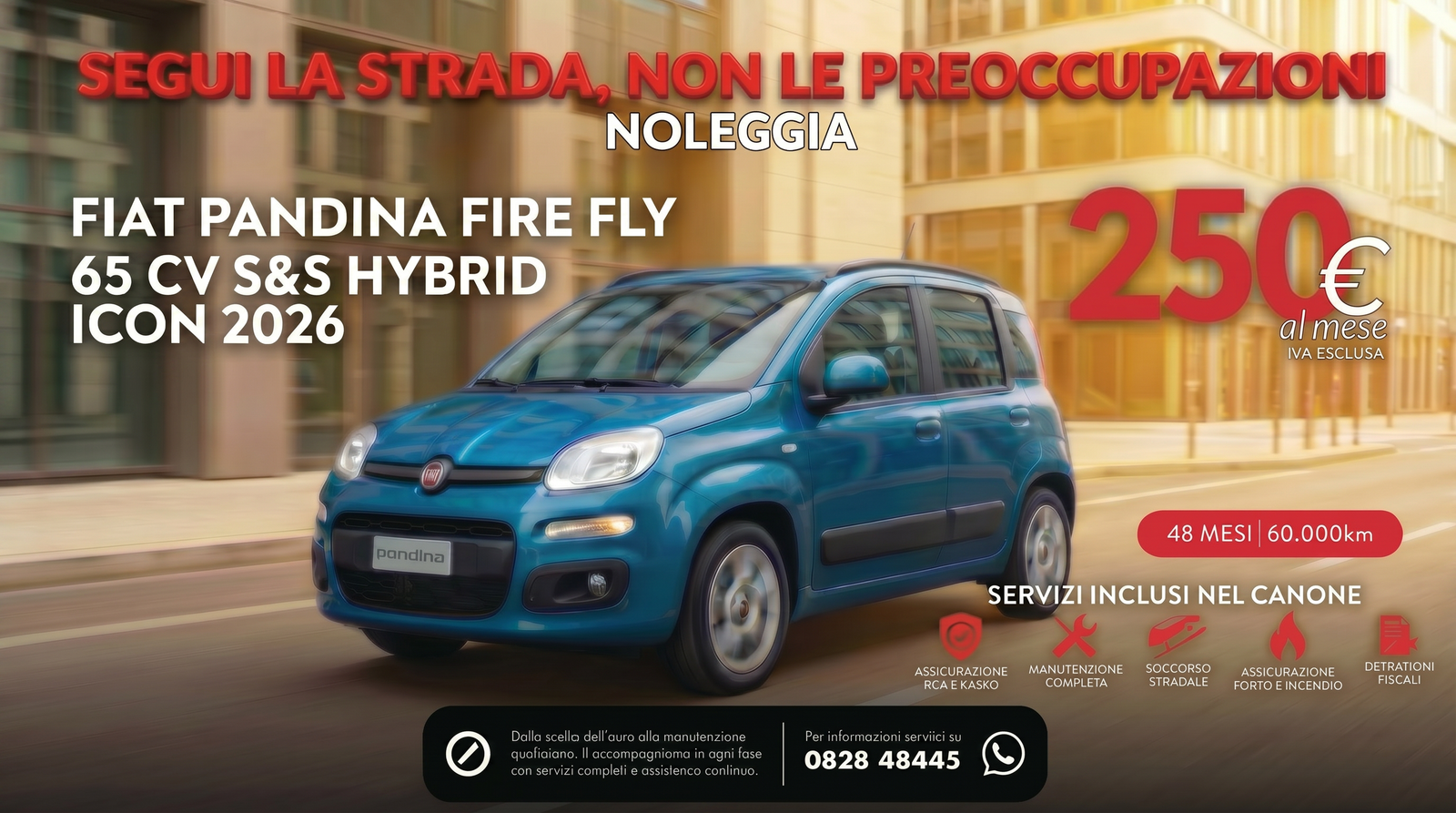 NOLEGGIO FIAT PANDINA PRIVATI