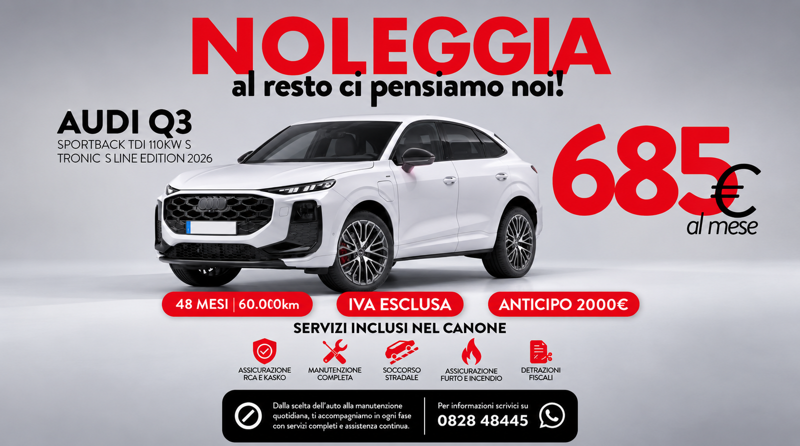 PROMO NOLEGGIO Q3 SPORTBACK